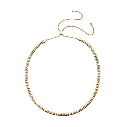 Panzerkette, ca. 45 cm, 316L Edelstahl Goldfarben ca. 25,50g