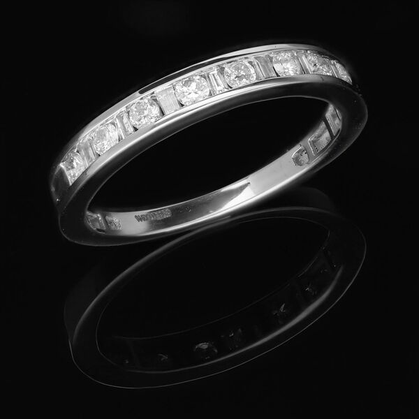 SGL zertifizierter I1 G-H Diamant-Ring in 585 Weißgold - 0,50 ct. image number 8