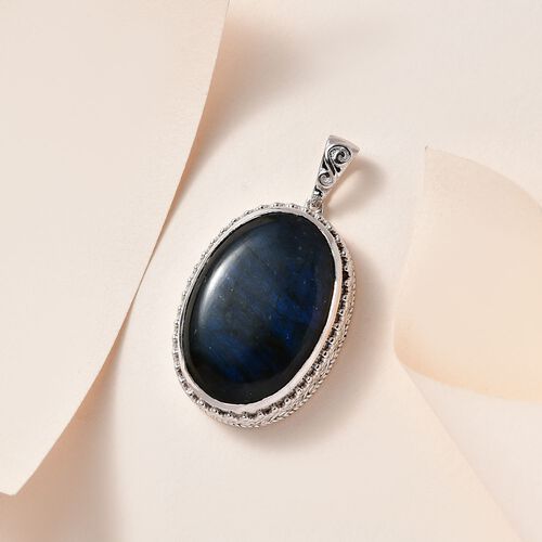 AAA Labradorit Anhänger - 35,35 ct. image number 1