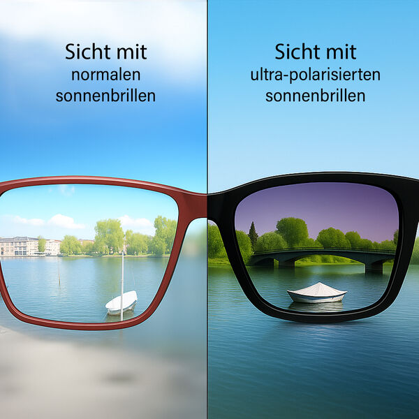 Sole und Luce - Swiss Eyewear - Ultra-Polarisierte Sonnenbrille mit UV400 Schutz, Schwarz image number 3