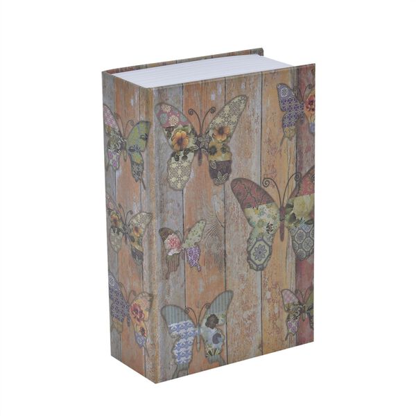 Schmetterling Buch Tresor mit 2 Schl&uuml;sseln image number 2