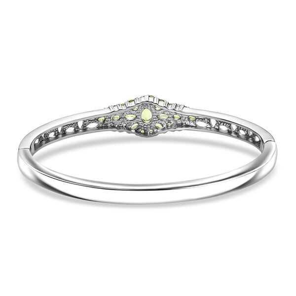 Peridot Armreif ca. 19 cm 316L Edelstahl ca. 3.59 ct image number 5