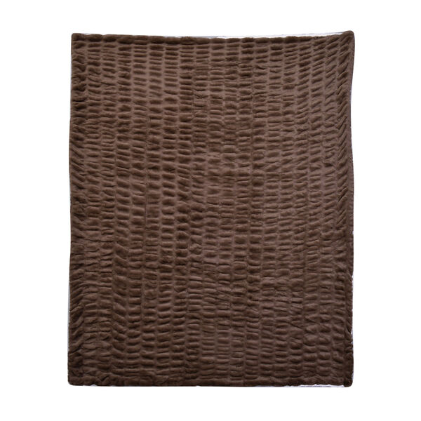 Serenity Night: Luxusdecke aus Kunstfell, Gr&ouml;&szlig;e 150x200 cm, Braun image number 2