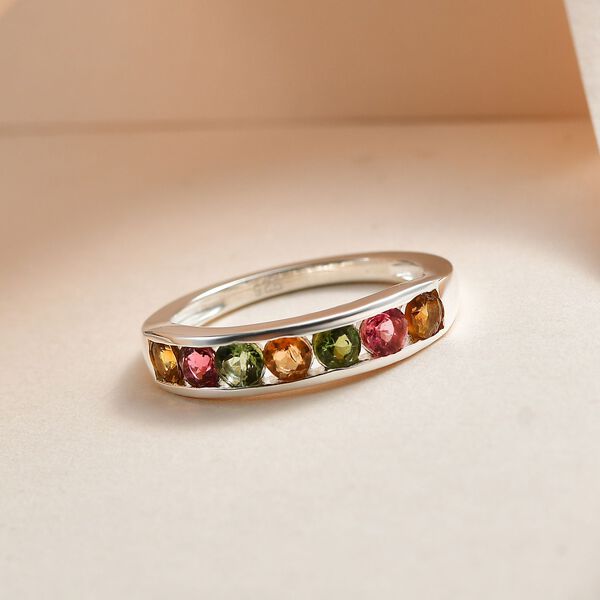 Mehrfarbiger Turmalin-Ring - 0,84 ct. image number 2