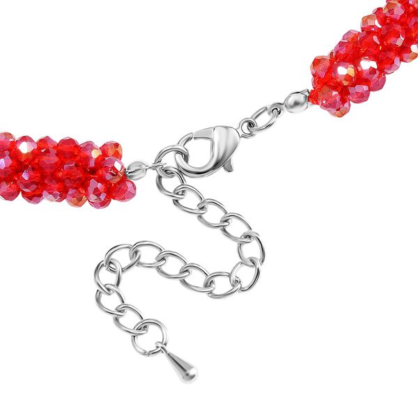 Rote Magie Farbe Kristall Halskette ca. 50 cm+ 5 cm Extender, Standard image number 4