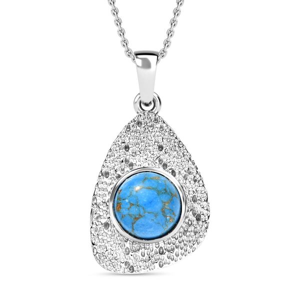 Blaues T&uuml;rkis Schmuckset ca. 4.00 ct