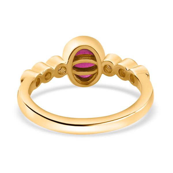 2er-Set AA Afrikanischer Rubin und Zirkon-Schmuckset - 2,53 ct. image number 6