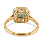 AAA Kagem sambischer Smaragd und Diamant-Ring in 585 Gold image number 5