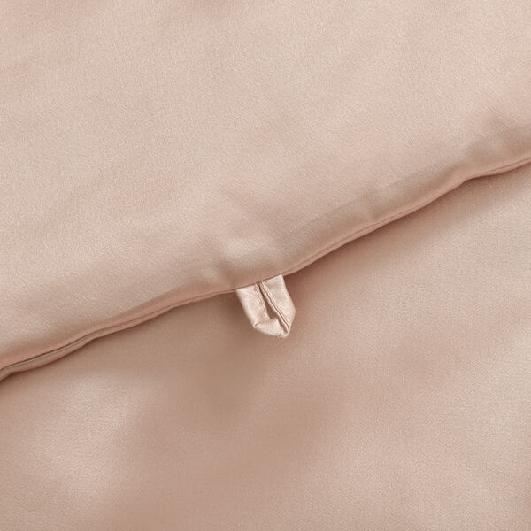 Serenity Night 100% Maulbeerseide Seidendecke mit 350gsm Seidenf&uuml;llung, 135x200cm, Ros&eacute;gold image number 9