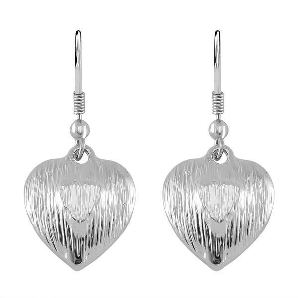 2er Set - Simulierter Mystischer Wei&szlig;er Kristall Armband und Ohrringe, silberfarben image number 6