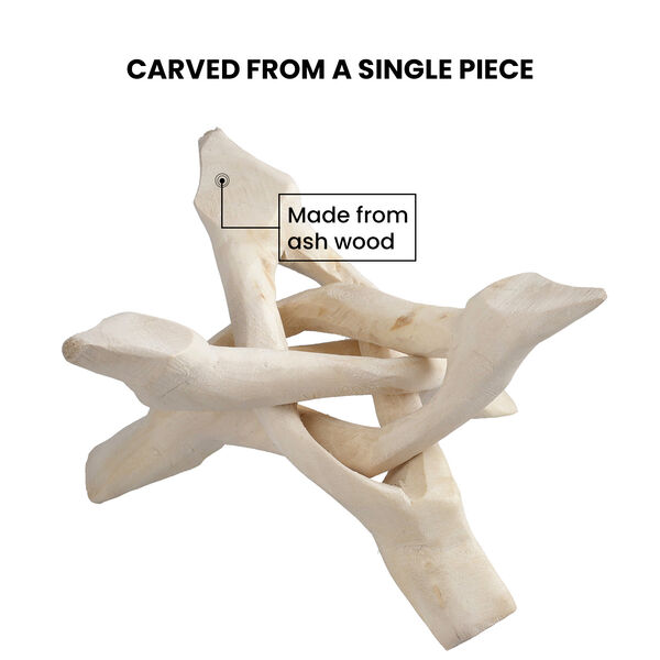 Handgefertigter dreibeiniger Holzst&auml;nder f&uuml;r Geoden, Schalen, Pflanzen etc., 10cm image number 4