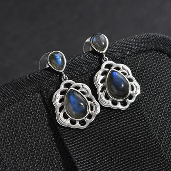 Labradorit Ohrringe - 13,19 ct.