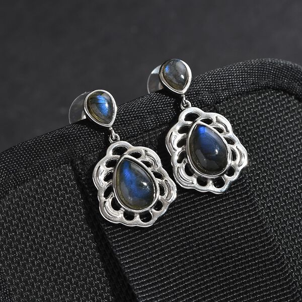 Labradorit Ohrringe - 13,19 ct. image number 3