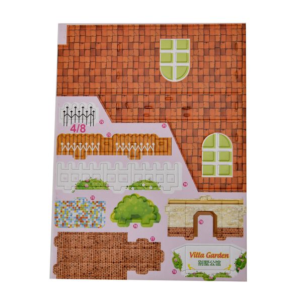 3D-Puzzle Villa Mansion, inkl. aller Werkzeuge, 18x26x41cm image number 7