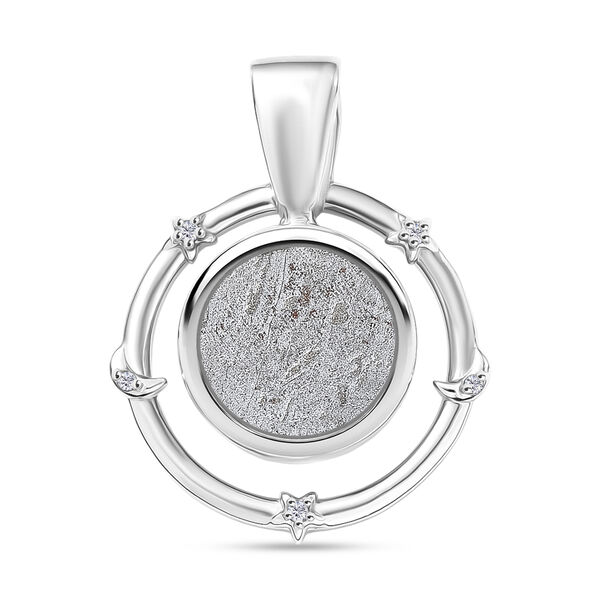 D'Joy Meteorit und Zirkon Anh&auml;nger - 13,34 ct.