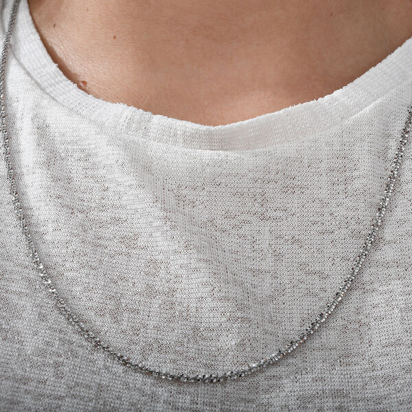 Kette, 60cm, 925 Silber rhodiniert image number 2