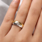 Diamant Ring 925 Silber Bicolor  ca. 0,05 ct image number 2
