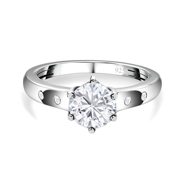 Moissanit Ring - 0,99 ct. image number 0