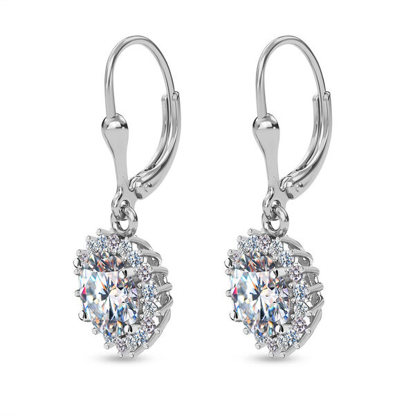 Moissanit Ohrringe - 5,76 ct. image number 4