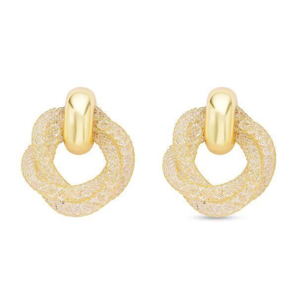 Wei&szlig;e Kristall-Designer-Ohrringe - 2 ct.