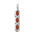 2er-Set roter Granat-Ring und Anhänger, 925 Silber platiniert, ca. 6.29 ct image number 8