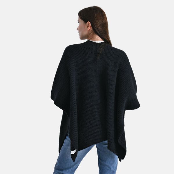 Cardigan im Casual-Chic mit offenen Seiten und Taschen, Einheitsgröße, Schwarz image number 4