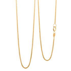 Coreana Halskette in 585 Gelbgold, 45cm