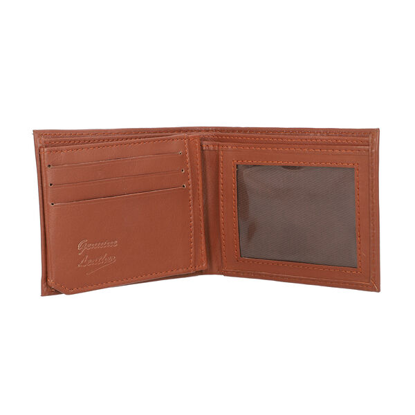 Geldbörse aus echtem Leder mit RFID Schutz, Braun image number 5
