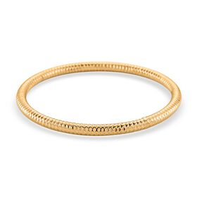 316L Edelstahl IP-Gelbbeschichtung Armreif ca. 20 cm ca. 15,20g