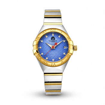 WILLIAM HUNT - Moissanit Uhren 21.5 cm Bicolor ca. 0,01 ct.