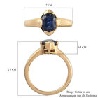 Masoala Saphir Solitär Ring, 925 Silber vergoldet, 1,90 ct. image number 6