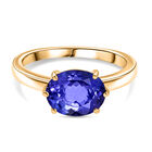 AAAA Tansanit Ring 585 Gold (Gr&ouml;&szlig;e 19.00) ca. 2.72 ct