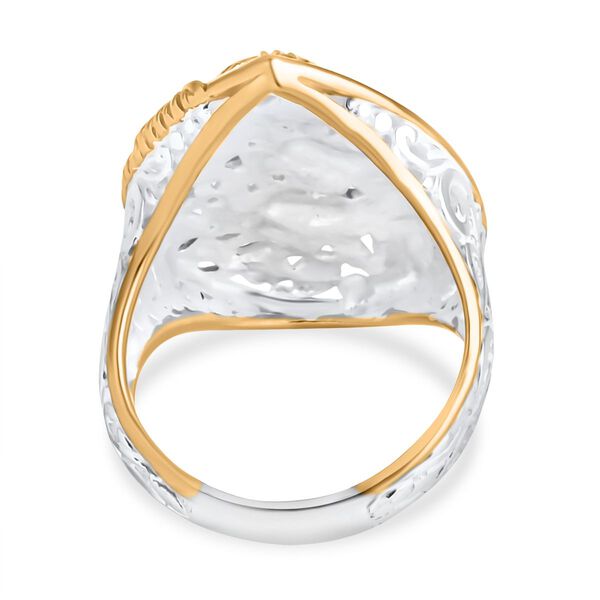 Royal Bali - D'Joy Drachen und Phoenix Ring, 925 Silber 916 Gelbgold Vermeil (Größe 17.00) ca. 6,12g image number 4