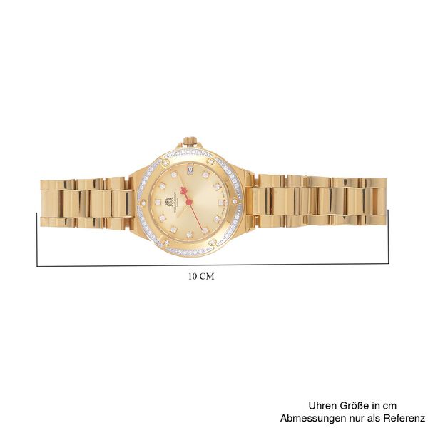 William Hunt - Moissanit-Akzent-Uhr mit japanischem Miyota-Uhrwerk - 0,20 ct. image number 7