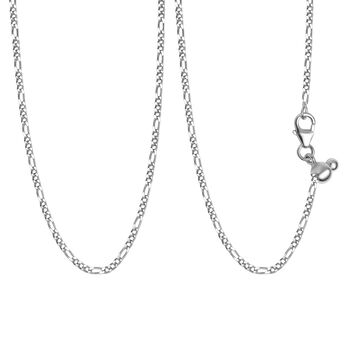 Figarokette, 925 Silber, ca. 50 cm ca. 2,75g