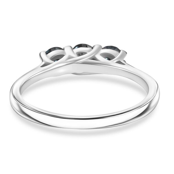 D'Joy blauer Diamant Ring - 0,54 ct. image number 6