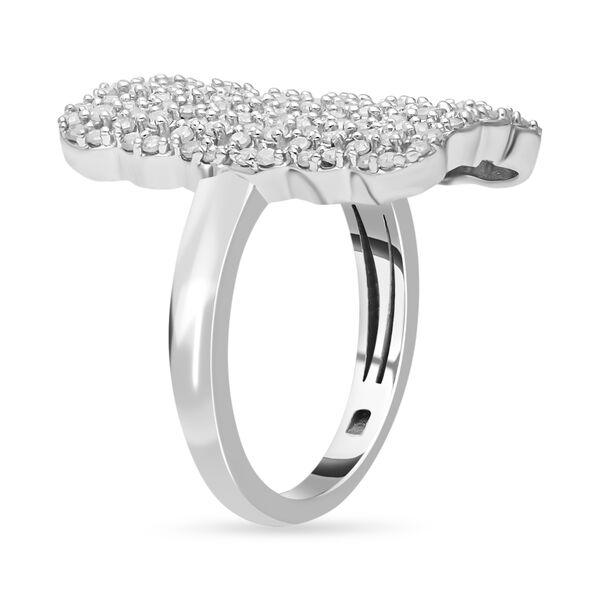 Wei&szlig;er Diamant-Ring - 1 ct. image number 4