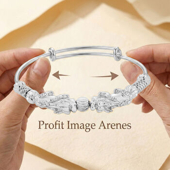 Nickelfreies Messing Armreif ca. Flexibles cm ca. 20,00g