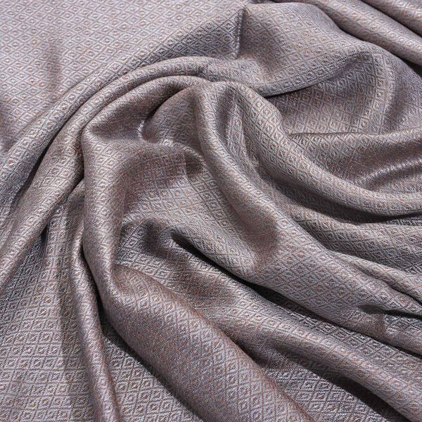 Doppelgewebter Schal, Grau image number 8