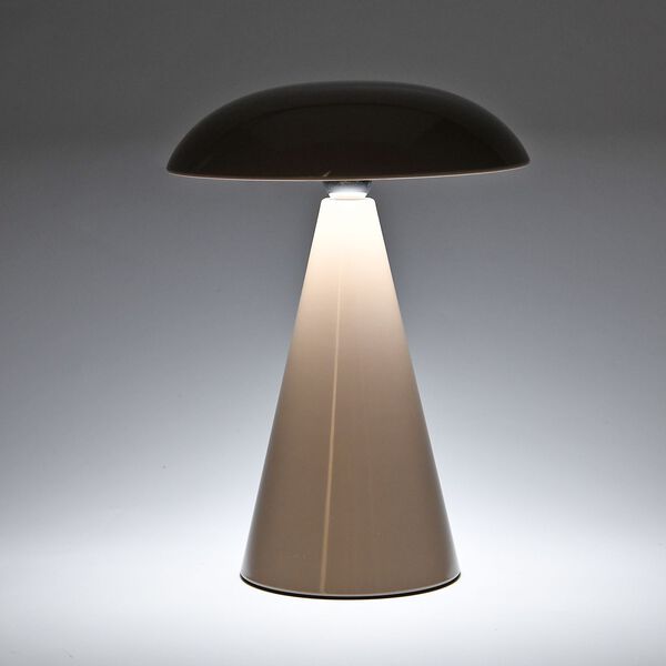 LIVMORE 2-in-1 Magnetische, wiederaufladbare LED-Tisch- und Wandleuchte, 15,5x15,5x21cm, Khaki image number 4