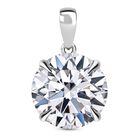Lab Grown Diamant Anhänger 925 Silber rhodiniert ca. 10,01 ct.