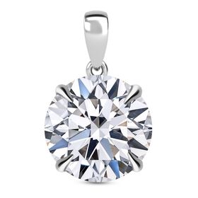 LUXURIANT VS-EF Labor Diamant Anhänger, 925 Silber rhodiniert - 10 ct. LUXURIANT VS-EF Labor Diamant Anhänger, 925 Silber rhodiniert - 10 ct.