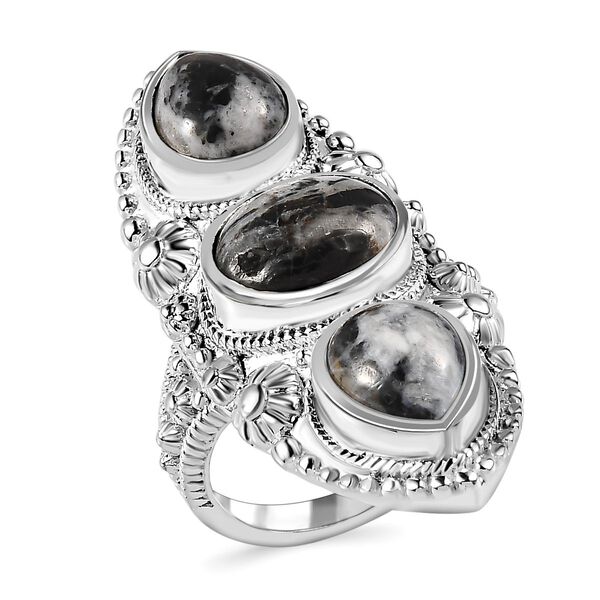 Wei&szlig;er B&uuml;ffel-Ring - 6,59 ct. image number 3