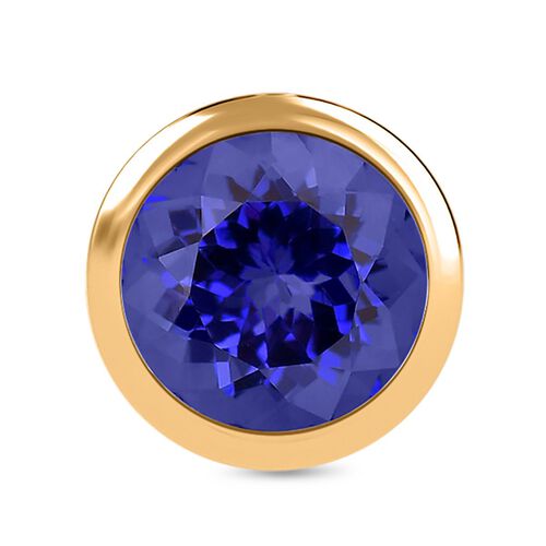 AAAA Tansanit Anhänger in 585 Gold - 0,90 ct. image number 0