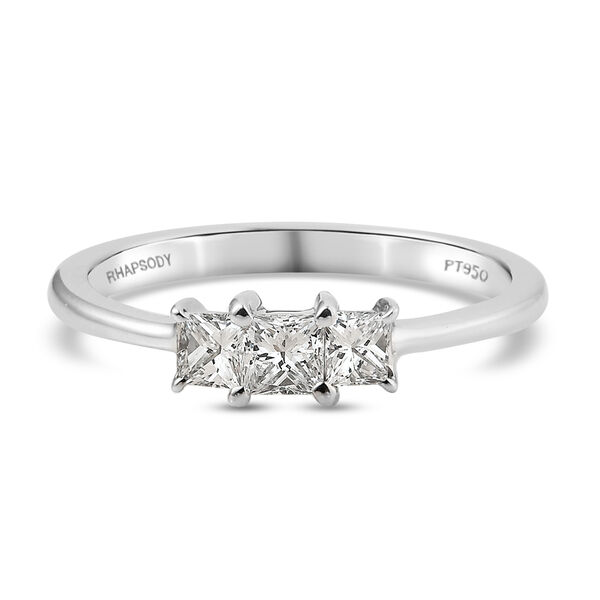 RHAPSODY Diamant-Ring, IGI zertifiziert VS E-F, 950 Platin  ca. 0,50 ct