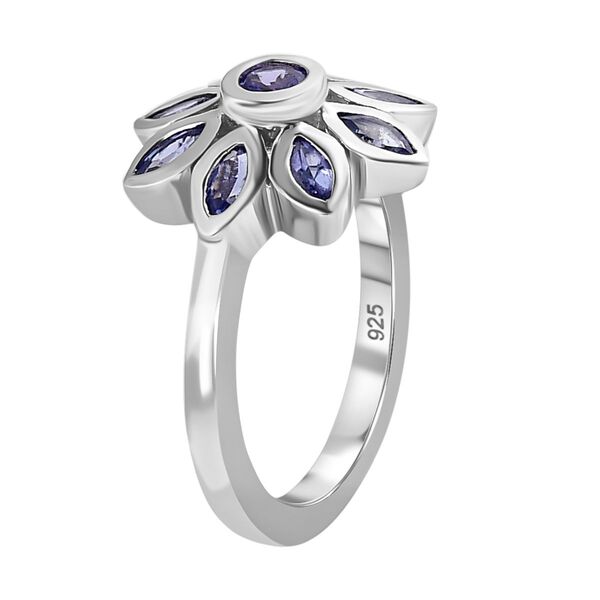 AA Tansanit Ring - 0,96 ct. image number 5