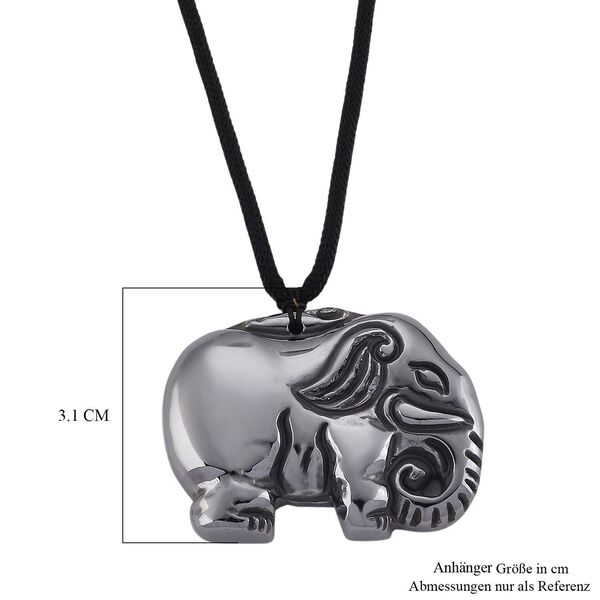 Terahertz Halskette, Elefantemotiv, ca. 71 cm, ca. 100.00 ct image number 6