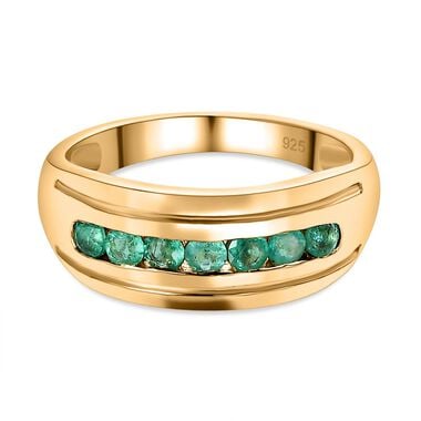 AA kolumbianischer Smaragd-Ring - 0,43 ct.