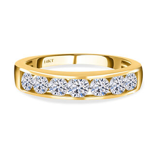 Lab Grown Diamant IGI zertifiziert SI G-H Ring 585 Gold (Größe 18.00) ca. 1,50 ct