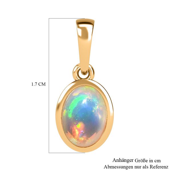 AA Nat&uuml;rlicher, &auml;thiopischer Welo Opal-Anh&auml;nger - 0,86 ct. image number 5